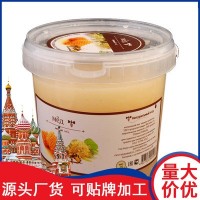 俄羅斯進口土蜂蜜椴樹蜜2.5/1斤原蜜蜂蜜大罐裝結晶雪蜜包郵批發